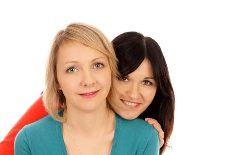 Two girlfriends Stock-Fotos