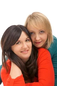 Two girlfriends Foto stock
