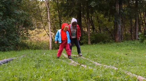 Two girls playing Stock Footage 29339995