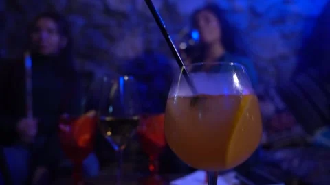 Girl Smoke Drink Stock Footage ~ Royalty Free Stock Videos | Pond5