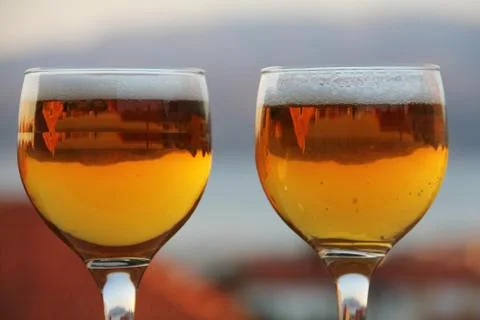 Two glasses of beer Stock-Fotos