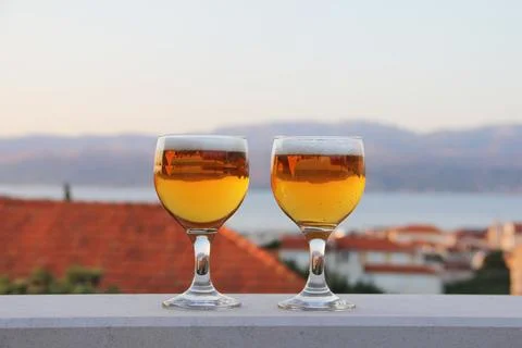 Two glasses of beer Stock-Fotos