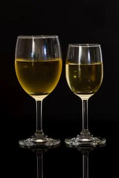 Two glasses of champagne. . Foto stock