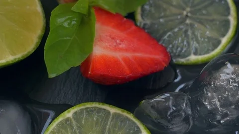 Two glasses of homemade lemonade Stock-Footage 74063085