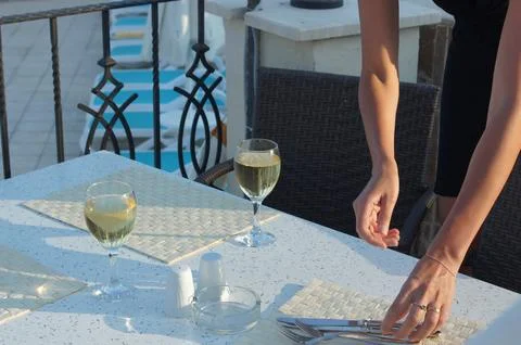 Two glasses of wine Stock Photos