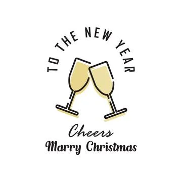 Two glasses of wine vector Stock Illustration