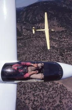 Two gliders Stock Photos