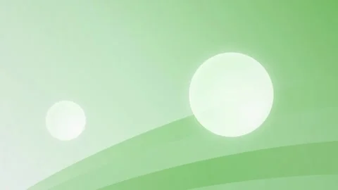 Two glowing semi translucent spheres rise in a seamless loop Stock Footage 341275270