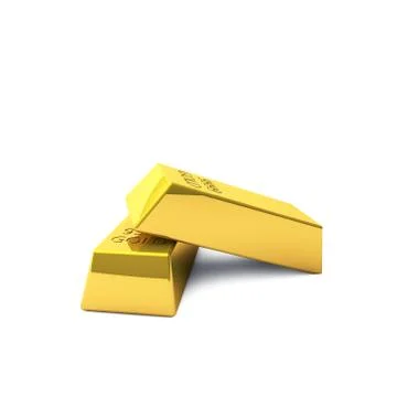 Two gold bars Stock Illustration