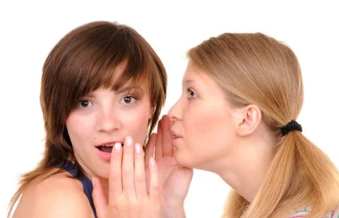 Two gossips Stock Photos