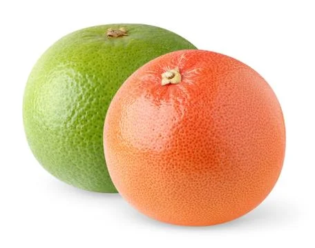 Two grapefruits Stock Photos