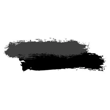 Two Gray Brushstroke Paint Stock-Illustration