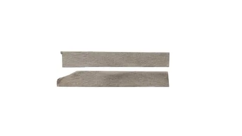 Two gray concrete pavers with chamfered edges Stock Illustration