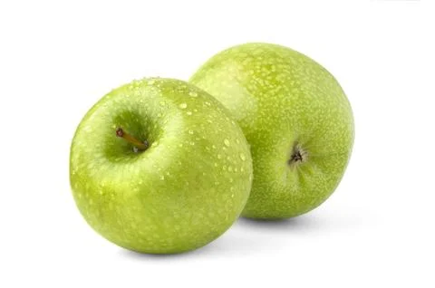 Two green apples Foto stock