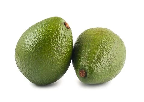Two green avocado Stock Photos