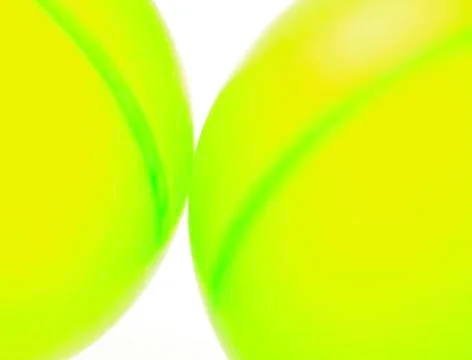 Two green balls Stock Photos