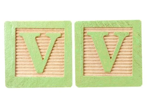 Two green playing cubes against white Stock Photos