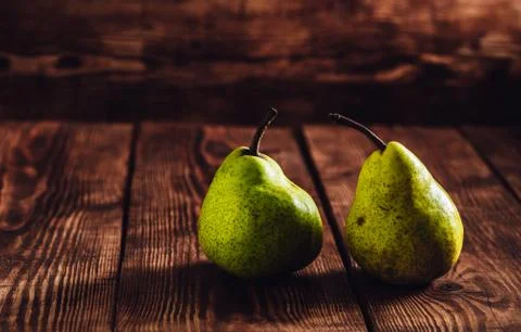 Two Green Rears. Stock Photos