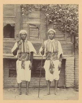 Two guards in uniform; E 19. SaÃ¯s (precursors). Cairo.; Egypt; 288 SEIs. . Stock Photos
