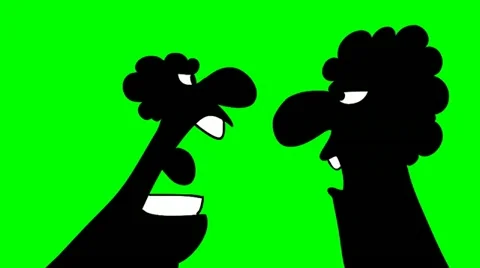 TWO GUYS YELLING EACH OTHER Video stock 10880365