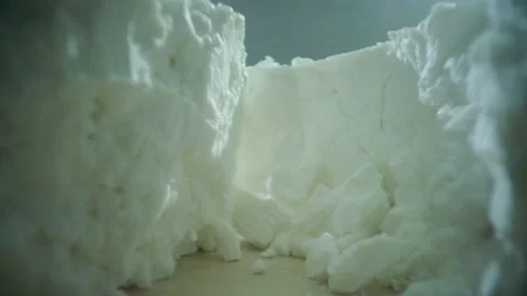 Two halves of cheese lie on the table laowa macro Stock Footage 198701941