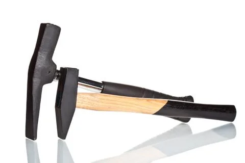 Two hammers Stock Photos