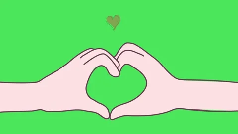 Two hands animation Stock Footage 274306778