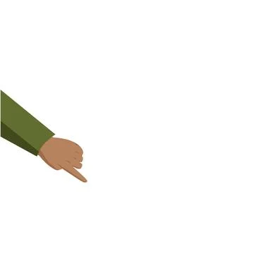 Two Hands holding object. Finger pointing up and down. Handshake. Single main イラスト素材