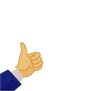 Two Hands holding object. Finger pointing up and down. Handshake. Single main イラスト素材