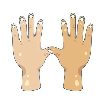 Two hands Ilustración de archivo