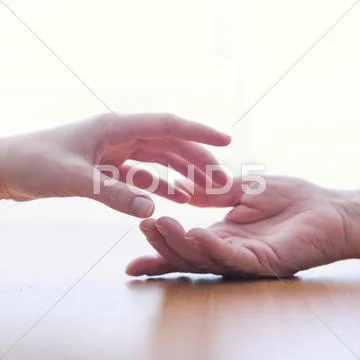 Two hands isolated Stock Photos