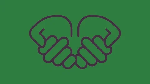 With two hands making heart and holding each other in the shape of on pair Stock Footage 335978925