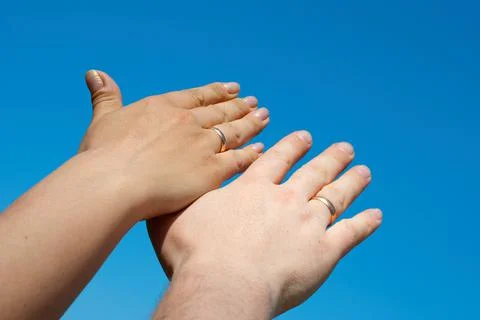 Two hands Stock Photos