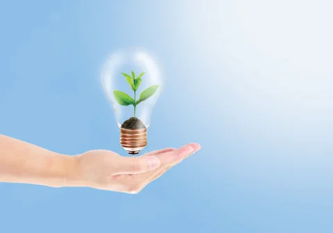 Two hands raised up Stock Photos