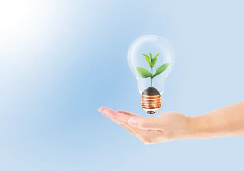 Two hands raised up Stock Photos