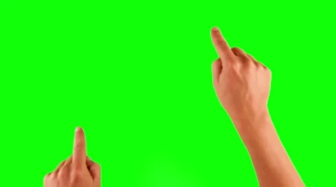 Two hands science fiction interface touchscreen gestures in 1080p Stock Footage 12431314