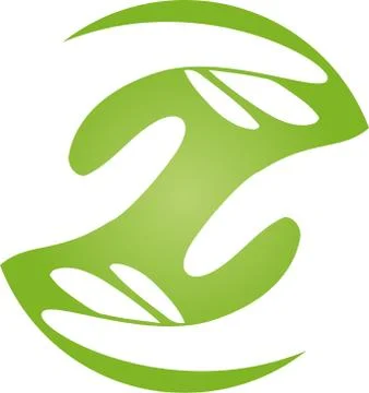 Two hands, team, helpers, friends, nursing, logo Stock Illustration
