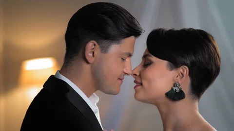 Two Hands Touching Each Other Stock Footage 130139174