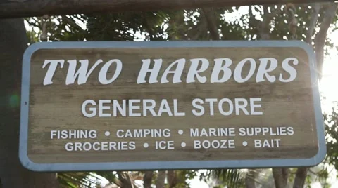 TWO HARBORS Stock Footage 10857271