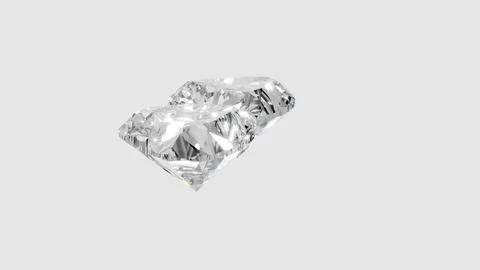 Two heart shape shining diamonds Stock Illustration