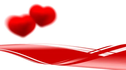 Two Hearts. Background Video stock 22478038