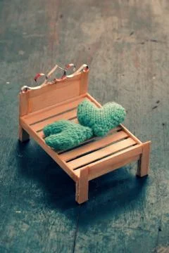 Two hearts be together Stock Photos
