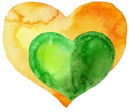 Two hearts one in the other イラスト素材