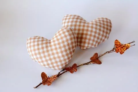 Two hearts Stock Photos