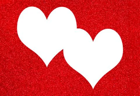 Two hearts Stock Photos