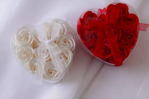 Two hearts Stock Photos