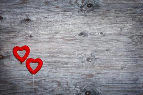 Two hearts valentine  Foto stock