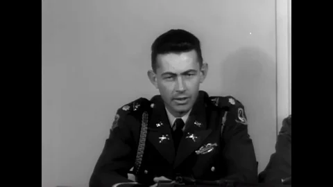 Two high ranking army officials talk about the importance of army medics in Stock Footage 95545378