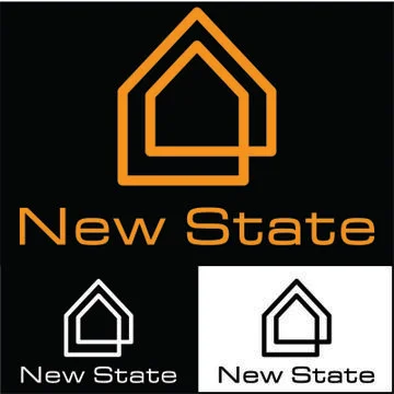 Two Homes Logo Stock Illustration
