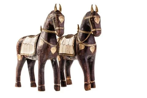 Two horses Stock Photos